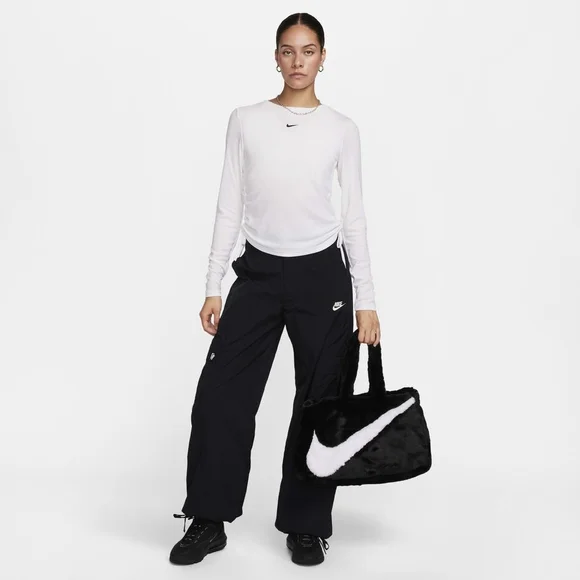 Nike Women's White Long Sleeve Top - Picture 2 of 6